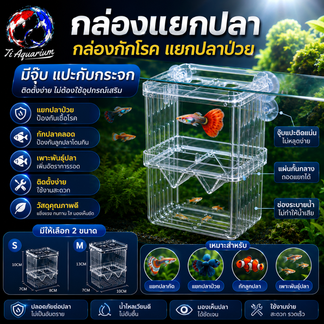 กล่องแยกปลา1 กล่องแยกปลา1